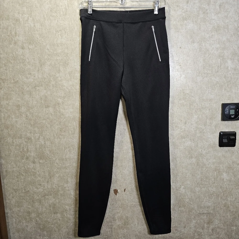 Alo Yoga Thrill Seeker High Waisted Leggings Zip Faux Pockets